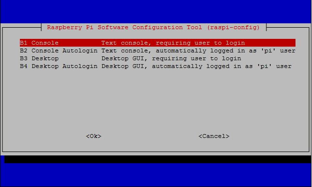 Options de boot